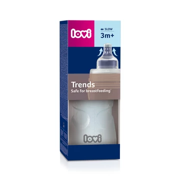 LOVI Trends cumisüveg 250ml 3 hó+ zöld