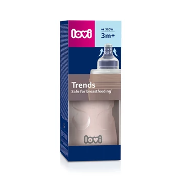 LOVI Trends cumisüveg 250ml 3 hó+ pink