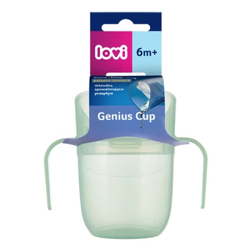 LOVI GENIUS Itatópohár 150ml 6 hó+ Pistachio