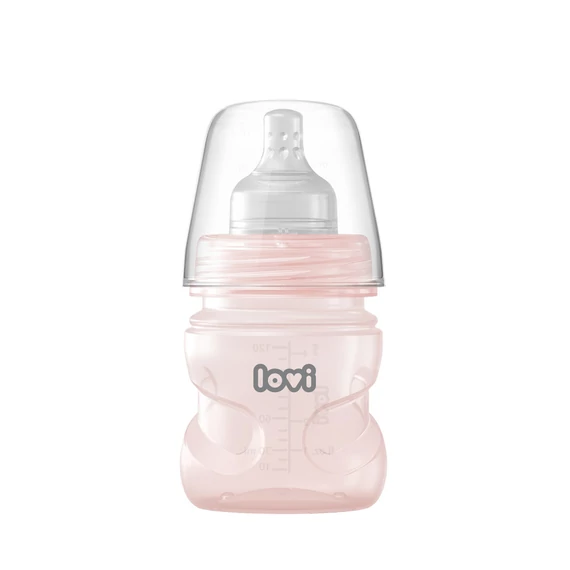LOVI Trends cumisüveg 120ml 0 hó+ pink