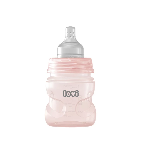 LOVI Trends cumisüveg 120ml 0 hó+ pink