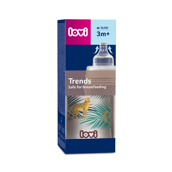 LOVI Trends Cumisüveg JUNGLE VIBES 3 hó+ 250ml