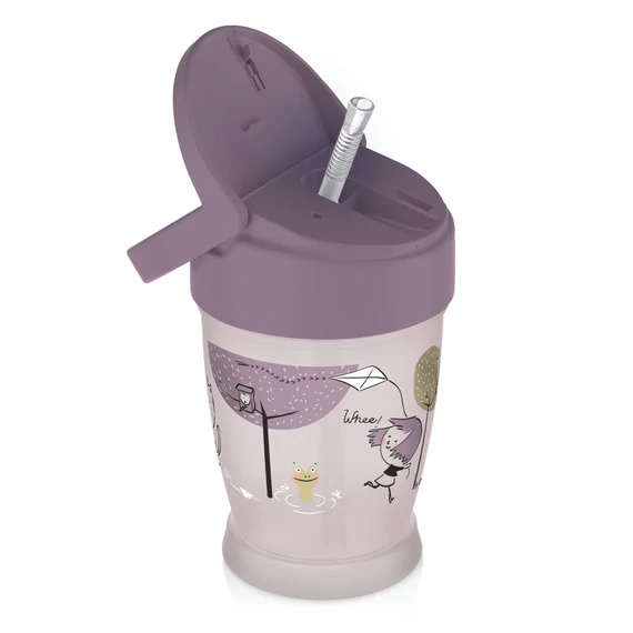 LOVI Szívószálas itatópohár JUNIOR 250 ml 12 hó+ Lovely lány