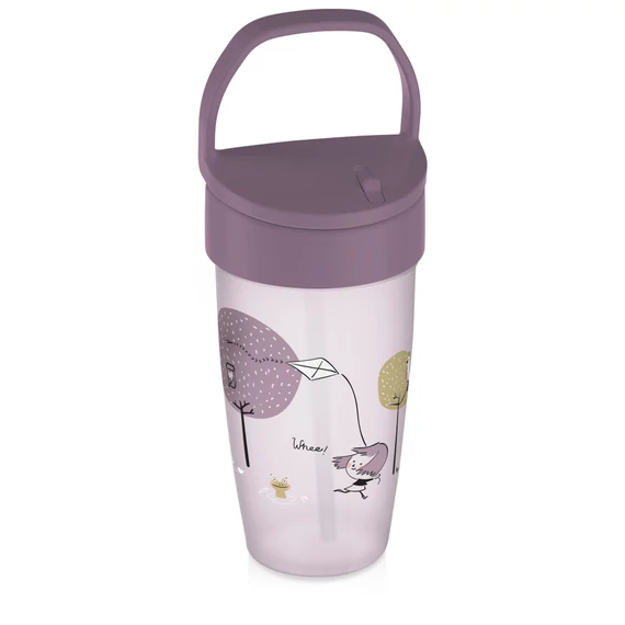 LOVI Szívószálas itatópohár ACTIVE 350 ml 14 hó+ Lovely lány