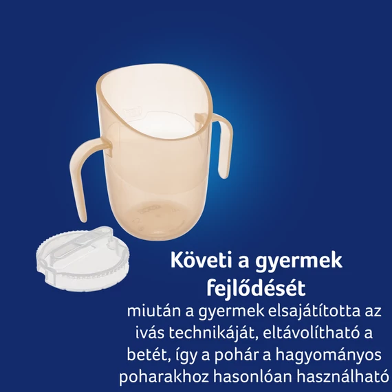 LOVI GENIUS Itatópohár 150ml 6 hó+ Nude