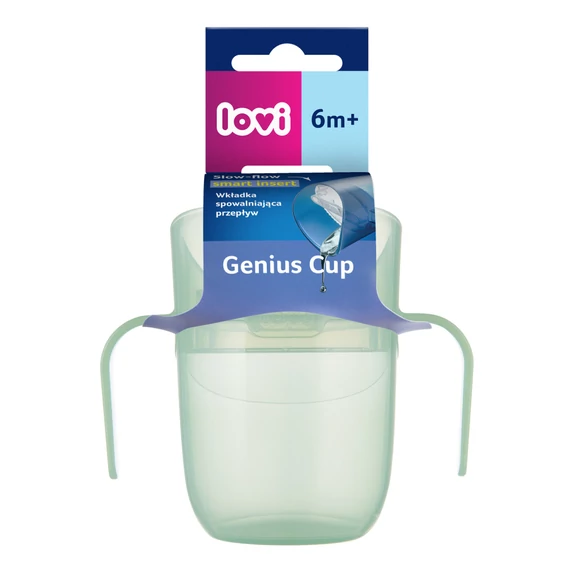 LOVI GENIUS Itatópohár 150ml 6 hó+ Pistachio