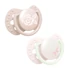 LOVI  Mini szilikon dinamikus cumi BABY SHOWER 0-2hó 2db lány